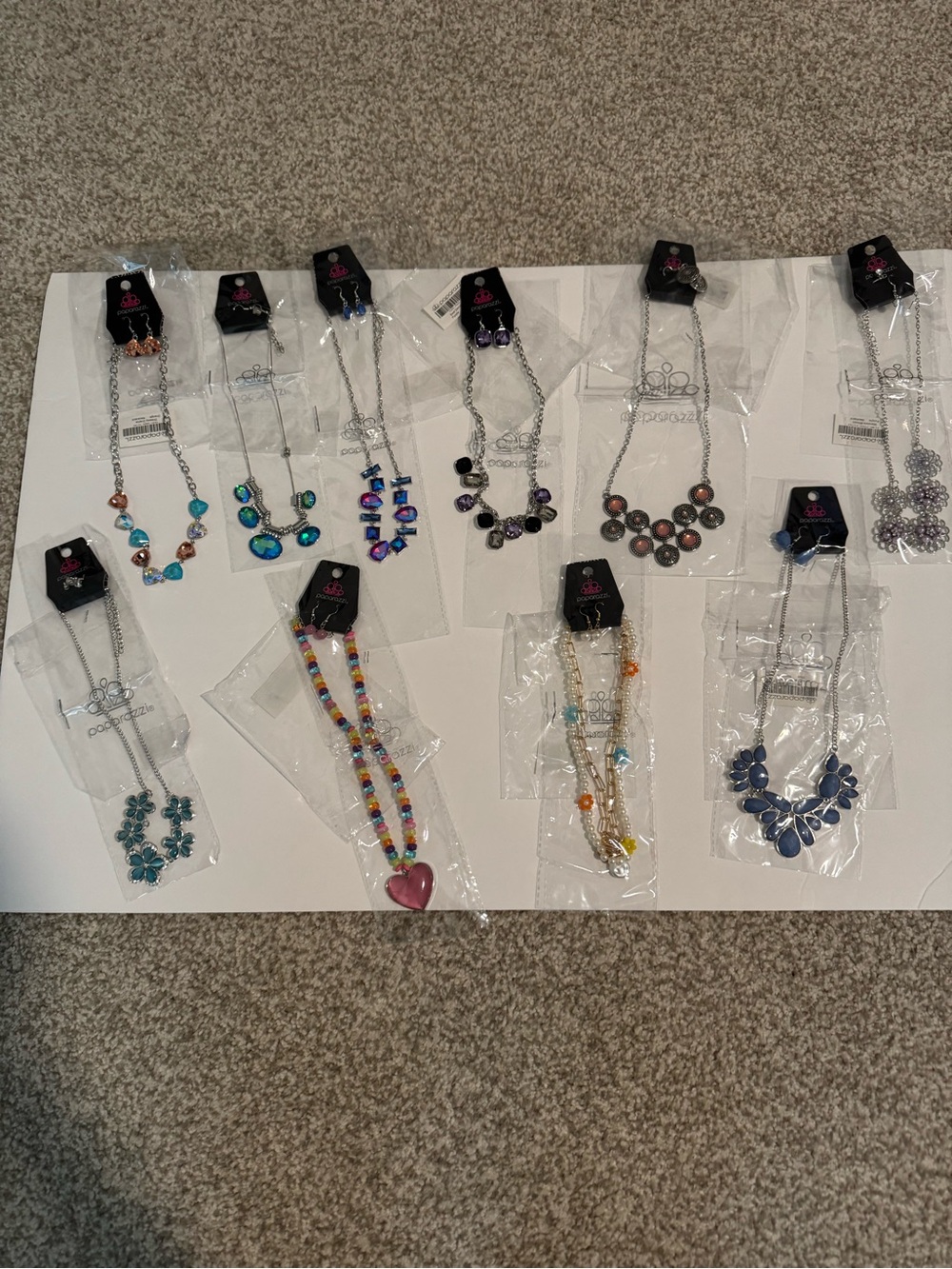 paparazzi colorful necklaces